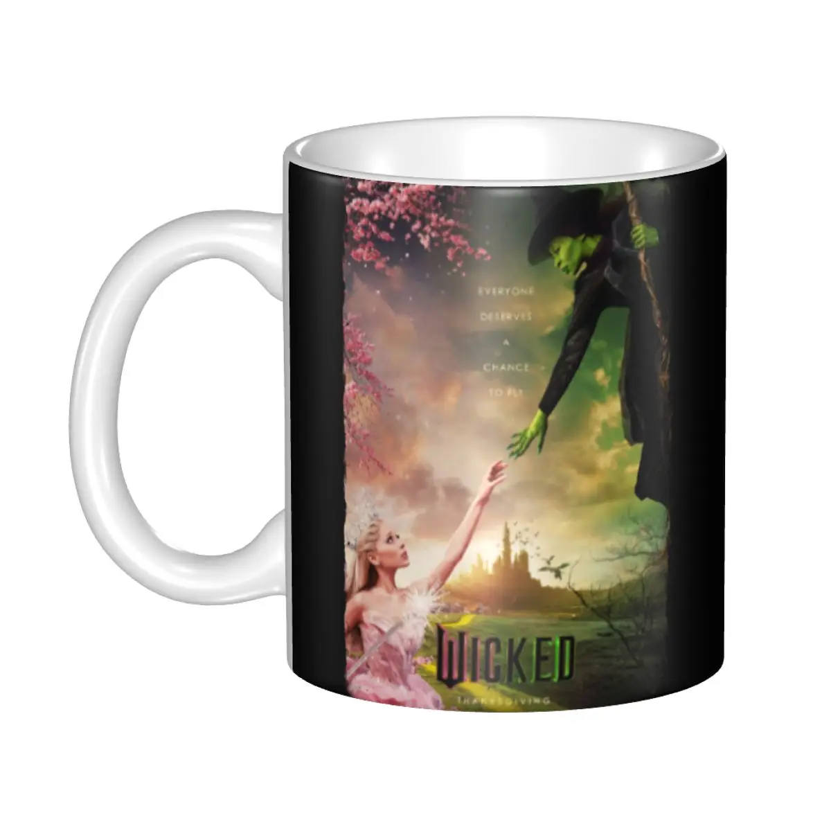 

Custom DIY Wickeds Musical Movie Ceramic Mug Customized Coffee Cup Creative Gift