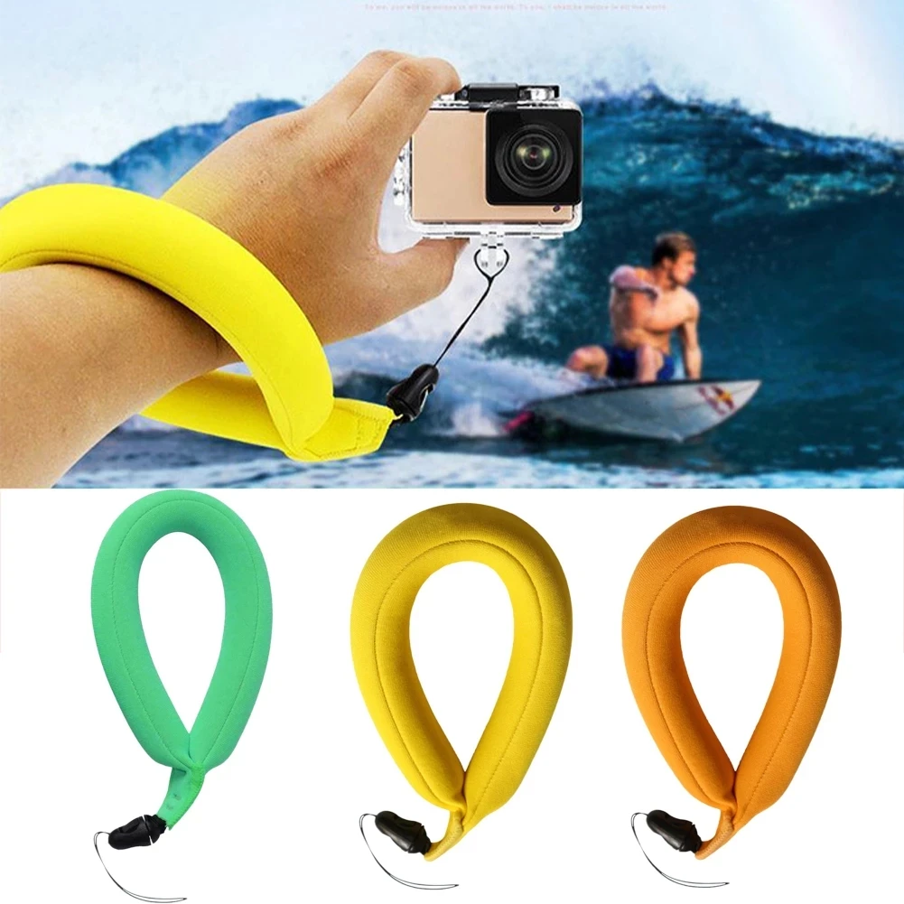 1pcs Camera buoyancy wrist strap diving material Universal foam buoyancy strap to prevent camera key phone from sinking