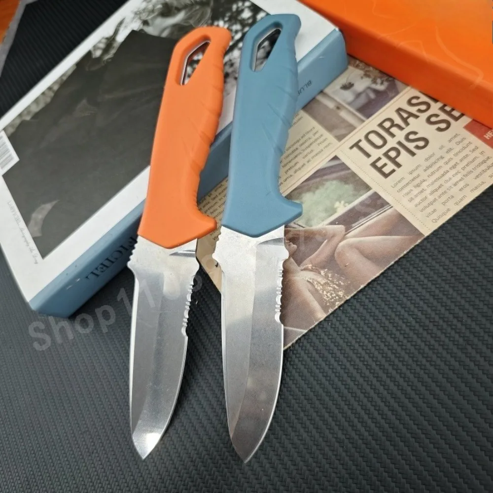 

BM 18040 Портативный нож с прямым лезвием D2, ручка из нейлонового волокна, сверхлегкий многофункциональный нож для охоты