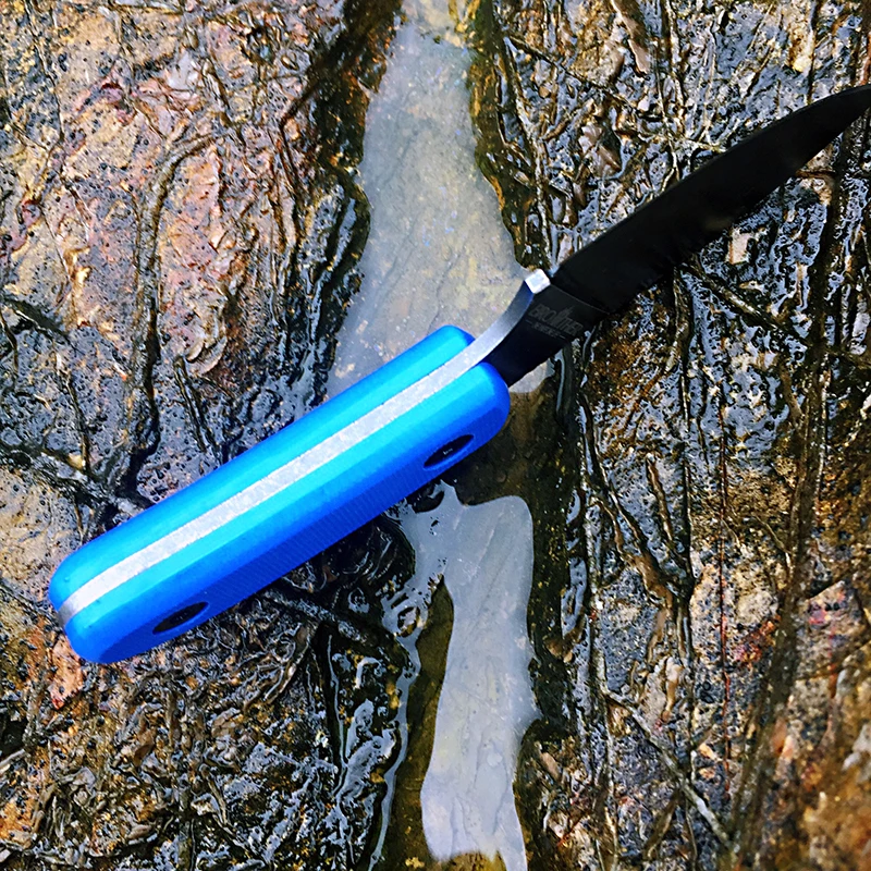 Brother Knife F015 Fixed Blade D2 Steel Straight Knife Bushcraft Knife Full tang Hunting Camping High Hardness Micarta Grips