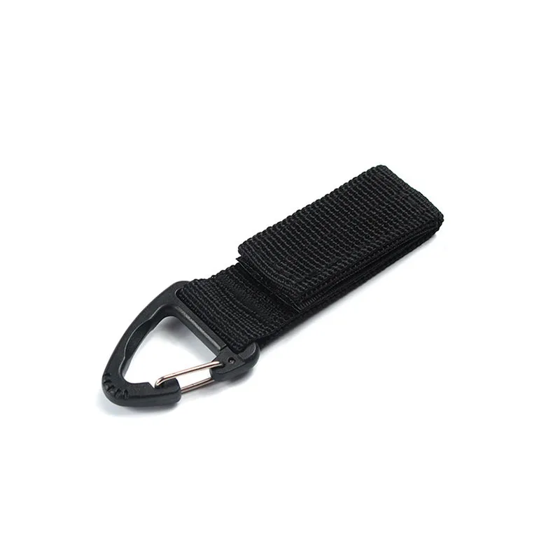 Outdoor Taktischer Molle-Gürtelhalter Gurtband-Clip Schlüsselanhänger Rucksack-Karabinerhaken Wasserflaschenhalter Schlüsselring-Clip