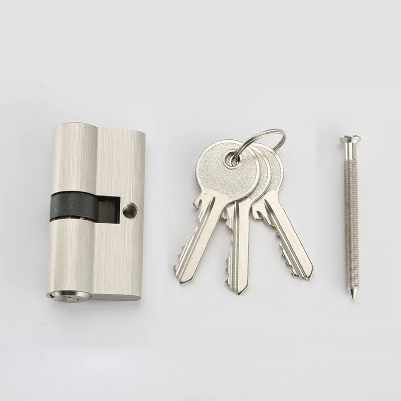 Imagem -06 - Bloqueio Cilíndrico de Latão para Porta Interna e Externa Cilindro de Bloqueio de Gerenciamento Master Key Lock 60 mm 70 mm 80 mm