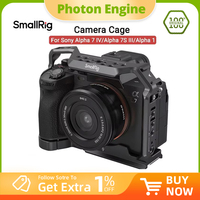 SmallRig Full Dslr for Sony A7 IV a7m4 Camera Cage Rig for Sony Alpha 7 IV/A7S III/A1/A7R  IV with Multi-Mounting Options Rigs