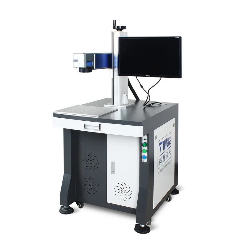 Engraving Machine Metal Nameplate Optical Fiber Marking Machine, High Precision Wood Coding and Engraving Machine