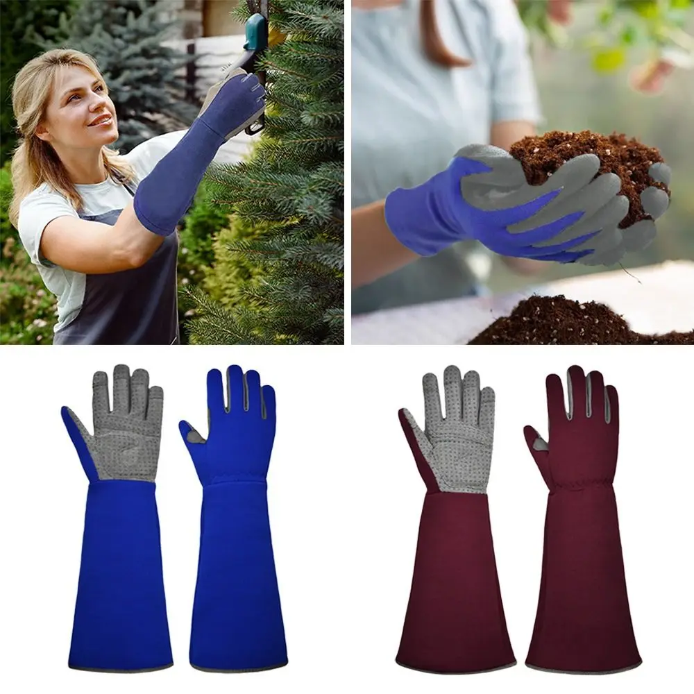 Tool Breathable Gardening Gloves Waterproof Working Long Gloves Digging Planting Planting Pruning Mitts Garden