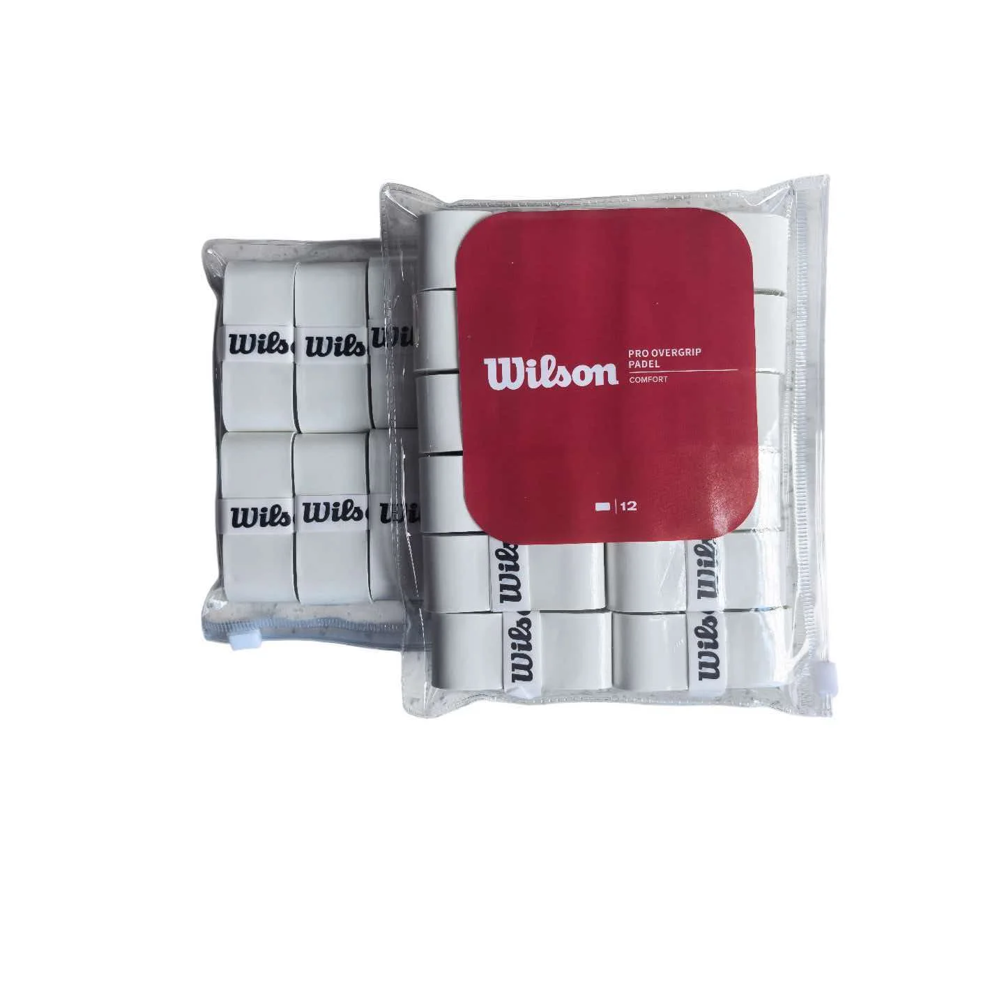 WILSON Tennis Racket Overgrip 12Pcs PU Handle Tape Sweat Absorption Non Slip for Badminton Racket Professional Training Play