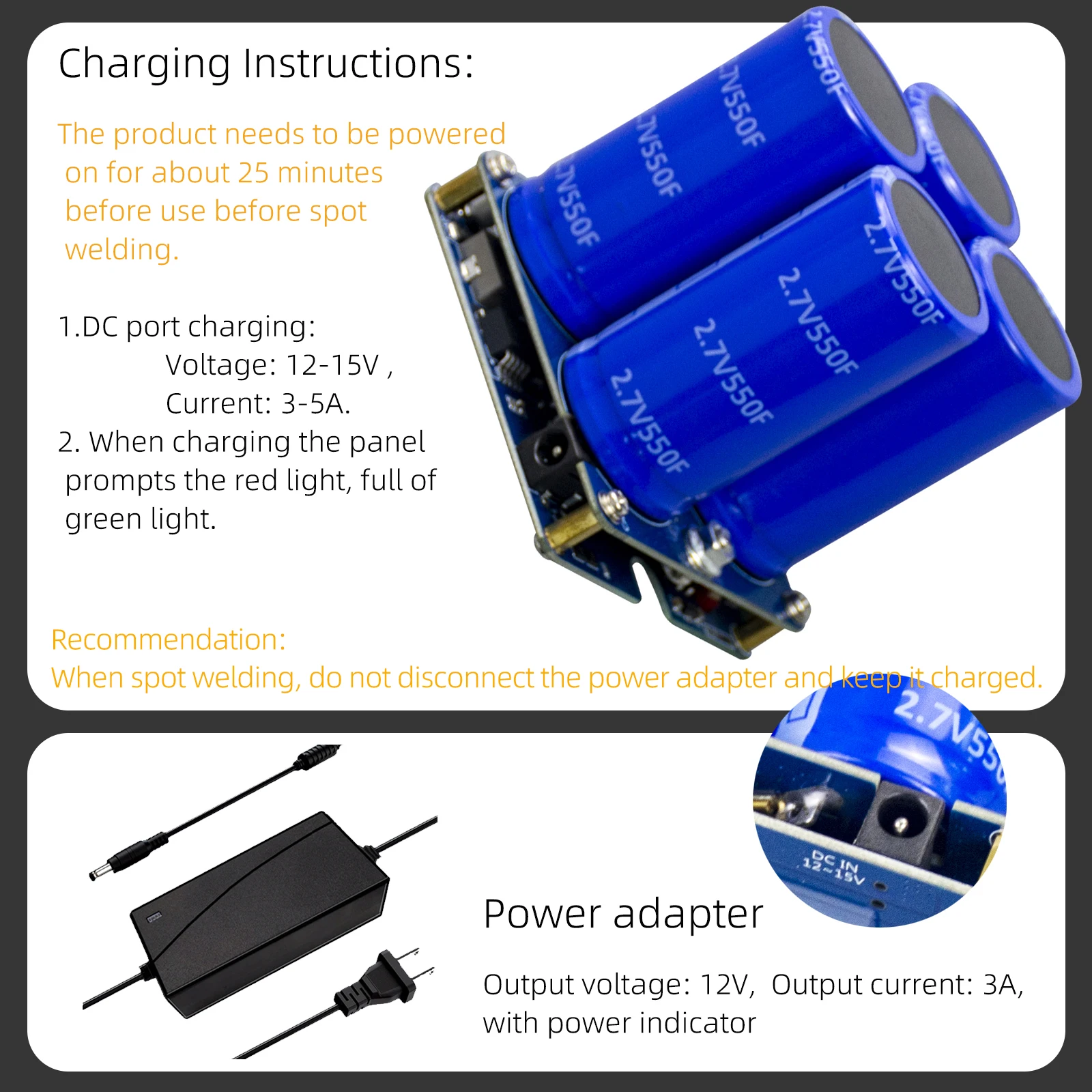 KEKK Spot Welder Machine K30 Farad capacitor Spot Welding Control Board Kit Spot Welders Controller Module for DIY 18650 Battery