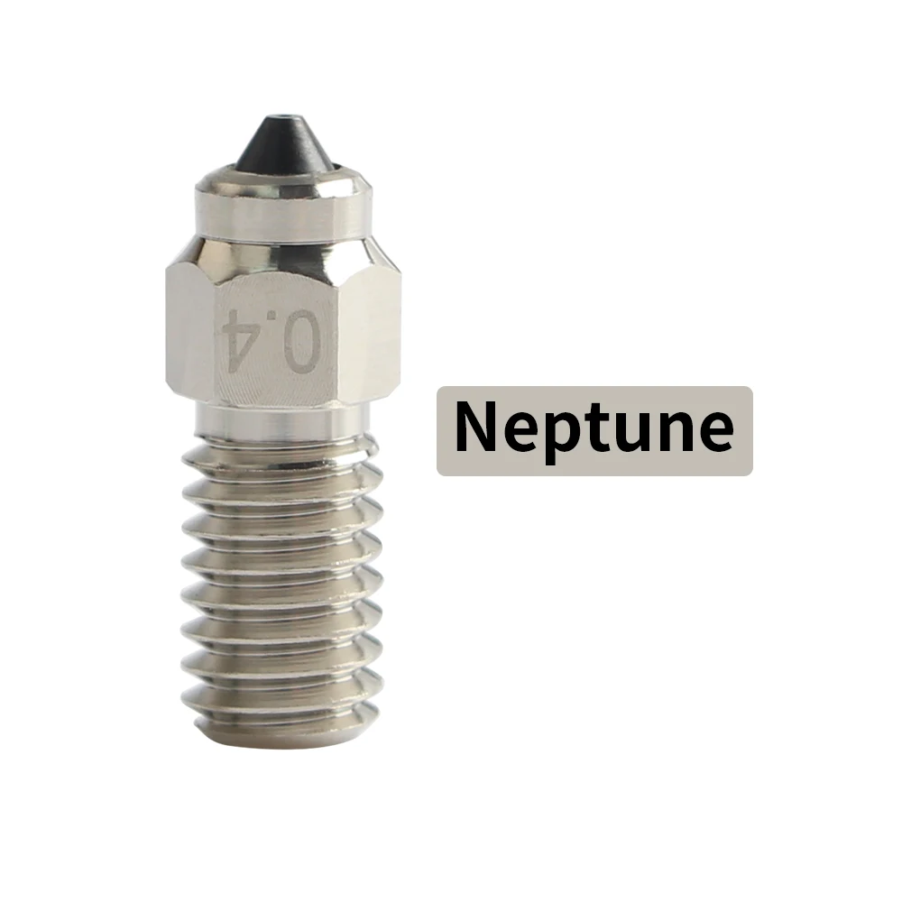 FYSETC DLC gehärteter Stahl und Kupfer verschleißfeste Bimetall-HC-Düse für V6 / Volcano / MK8 Hotend Neptune4 K1 Düse 3D-Drucker