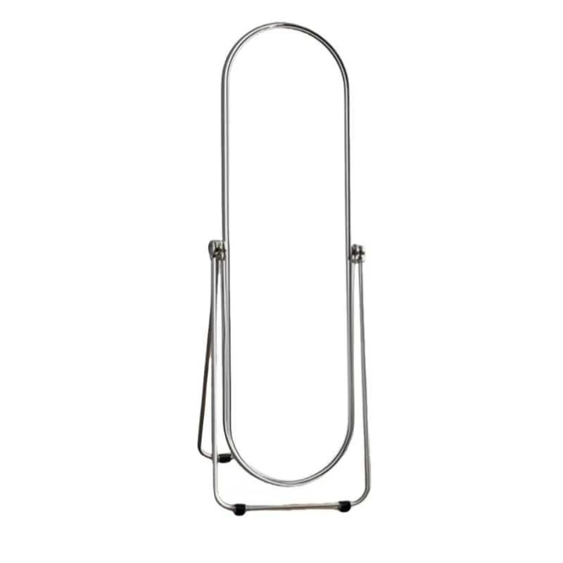 

Full Length Mirror for Instagram Bedroom Photos Floor Standing Folding Dressing Mirror for Girls Dormitory and Guesthouse