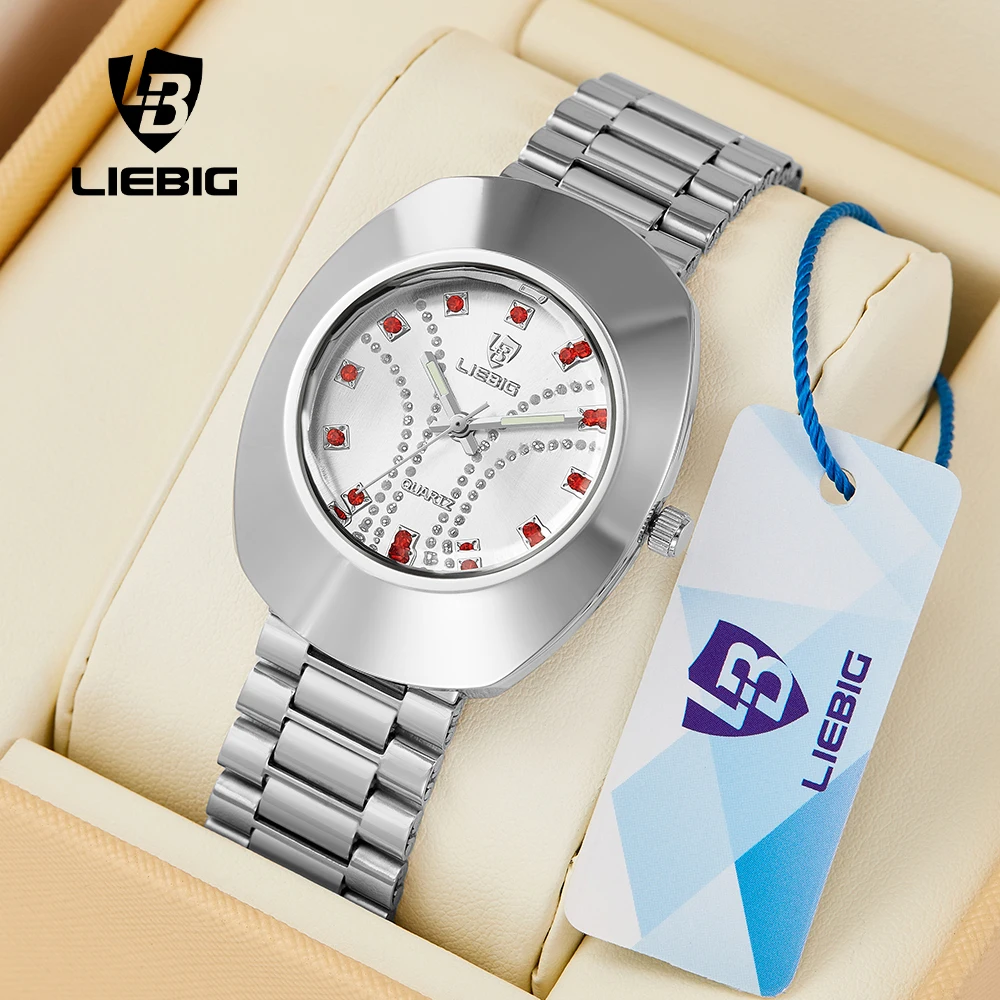 

LIEBIG New Japan Quartz movement Wristwatch Clock Male Luxury Golden Full Steel Watches Men Casual 3Bar Waterproof Reloj Hombre