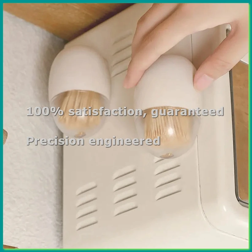 

Магнитный диспенсер для зубочисток на холодильник, контейнер для зубочисток для дома и столовой, органайзер для зубочисток - A50M