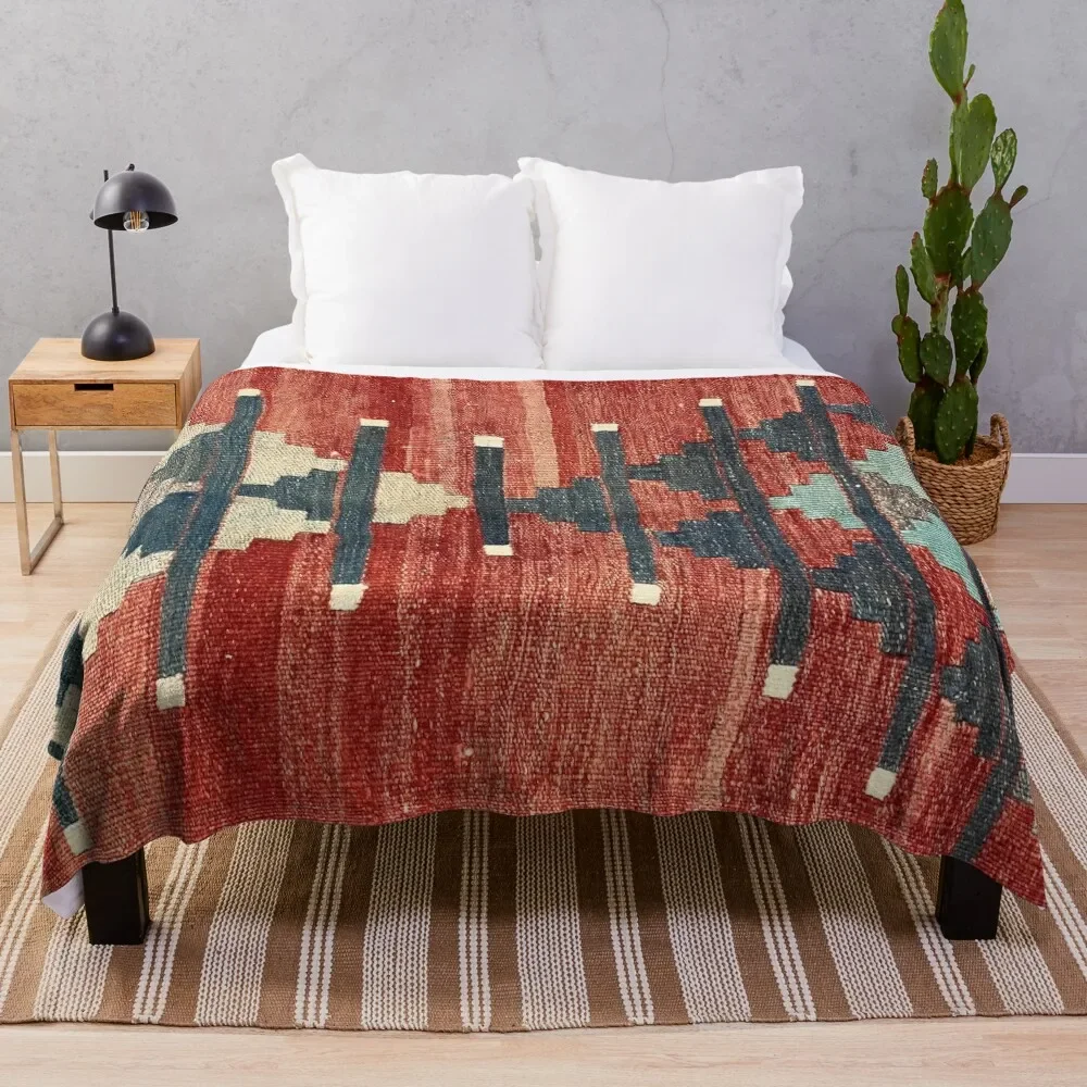 

Vintage Kars Decorative Kilim, Navaho Weave, Woven Aztec Textile Throw Blanket Summer Beddings Tourist Giant Sofa Blankets