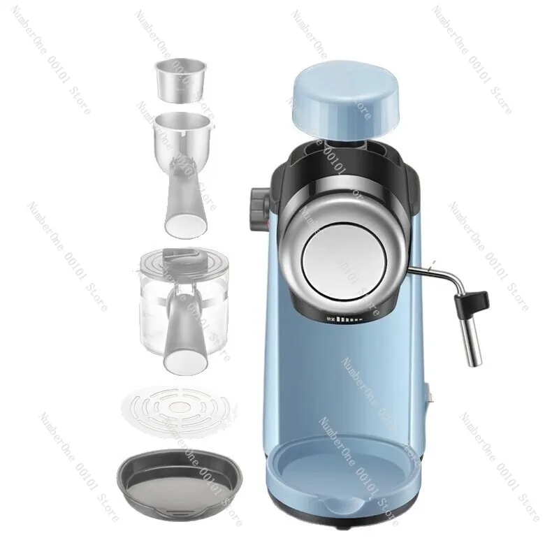 

Italian Semi-Automatic Coffee Machine,Household Mechanical Bean Grinder and Extraction,Integrated Coffee Maker for Home Espresso