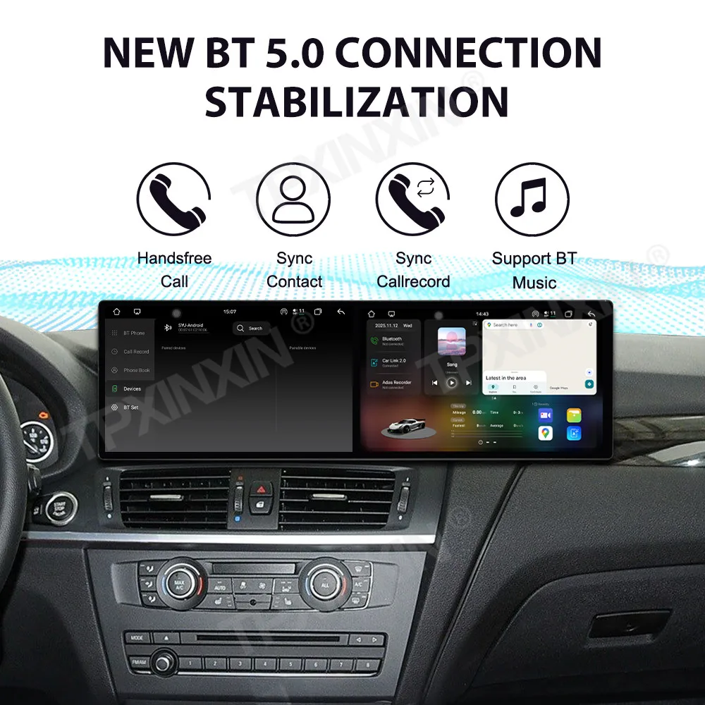 

For BMW X3 X4 CIC EVO 2011-2017 Android Car Radio Multimedia Video Wireless Carplay Autoradio Stereo GPS Navigation Head Unit