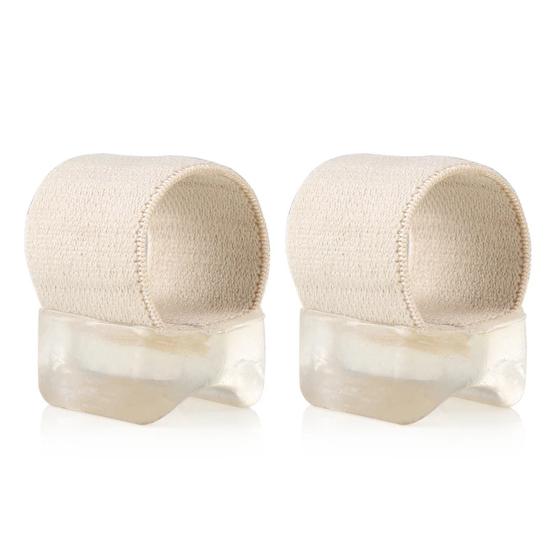 Pexmen 2/4 Stück Gel-Zehenspreizer für überlappende Zehen, große Zehenabstandshalter für Hallux-Valgus-Korrektur mit Stoßdämpfung