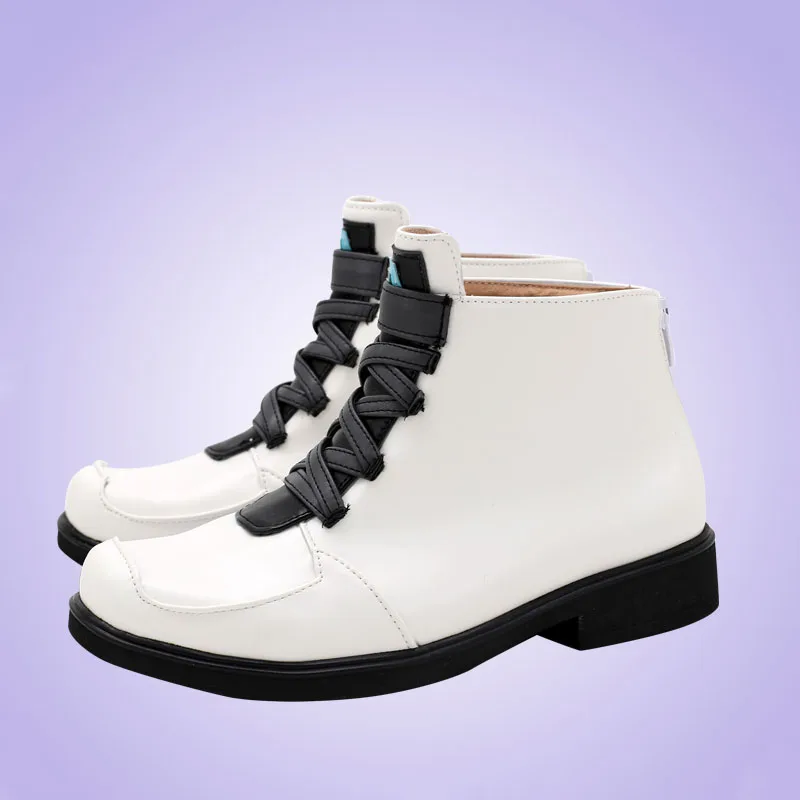Anime niebieskie archiwum Tendou Aris Cosplay impreza z okazji Halloween buty krótkie białe buty wykonane na zamówienie