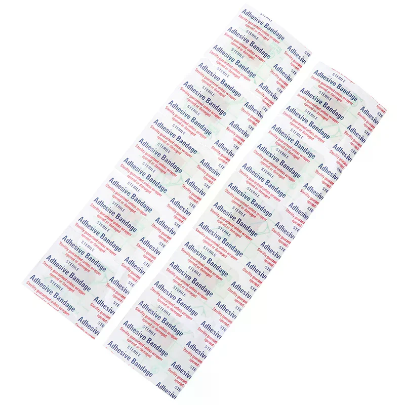 

50 шт. гипоаллергенная нетканая медицинская клейкая повязка на рану, повязка на рану, повязка