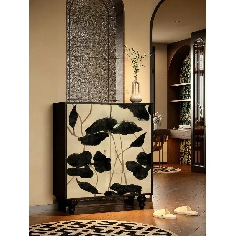 

Входной боковой шкаф, угловой встроенный шкаф для хранения вещей в гостиной