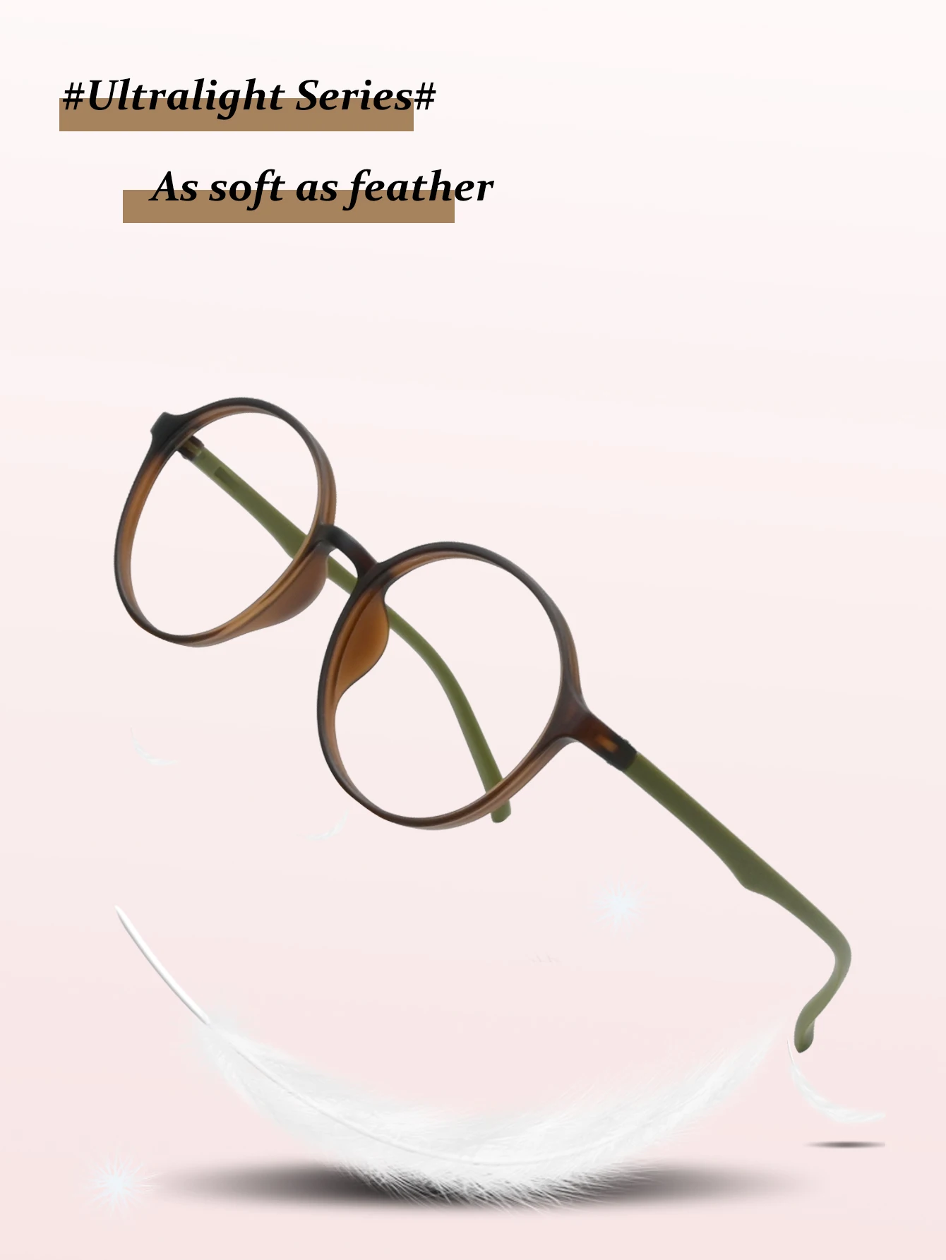 Marke Design Vintage Runde Grün Rahmen Anti Blau Licht Photochrome Lesebrille Männer und Frauen Rezept Individuelle Gläser – Detail 3