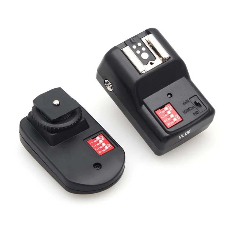 【Last-Chance!】Wireless Flash Trigger For Canon Nikon Speedlite Flash Trigger Shutter Hot Shoe Flash Lamp 16 Channels Synchronize