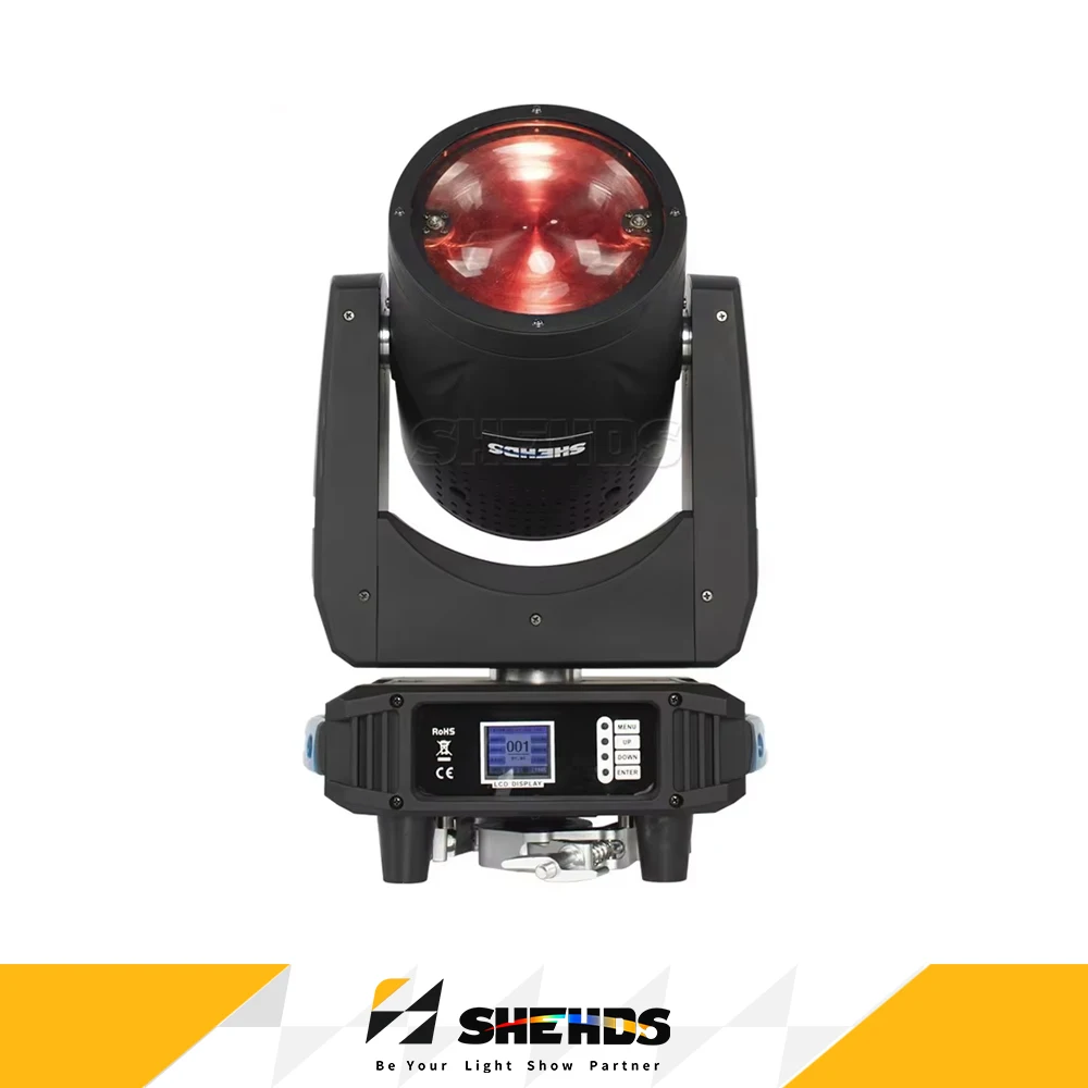 SHEHDS 400W RGBY COB Moving Head Zoom Wash Light For DJ Disco Party Wedding Nightclub Stage Light Effect Professional