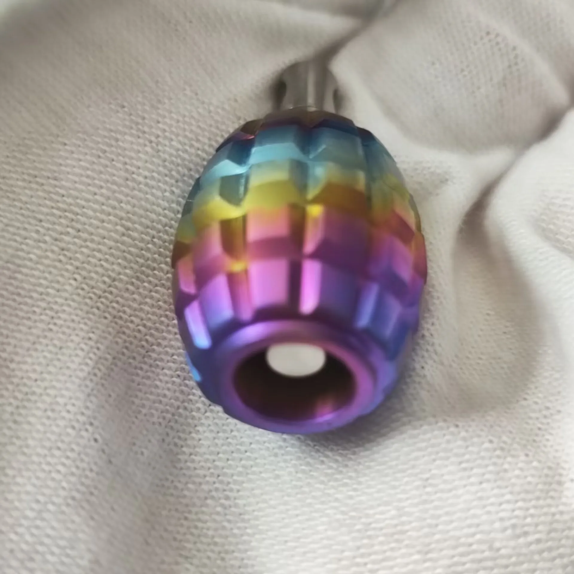 التيتانيوم Begleri سكين الحبل الخرز المفاتيح الديكور DIY EDC أداة قلادة