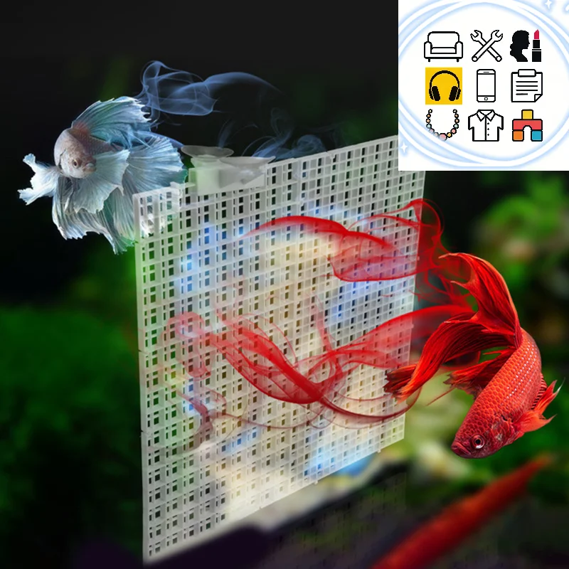 Tank Divider Mesh - Removable Splicing Fish Tank Isolation Plate