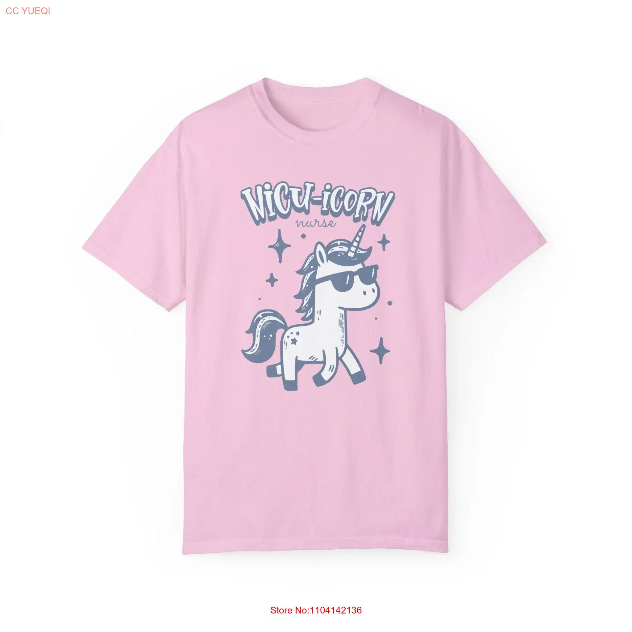 NICU infirmière t-shirt licorne pour infirmières appréciation parfaite unité de soins intensifs néonatals manches longues ou courtes