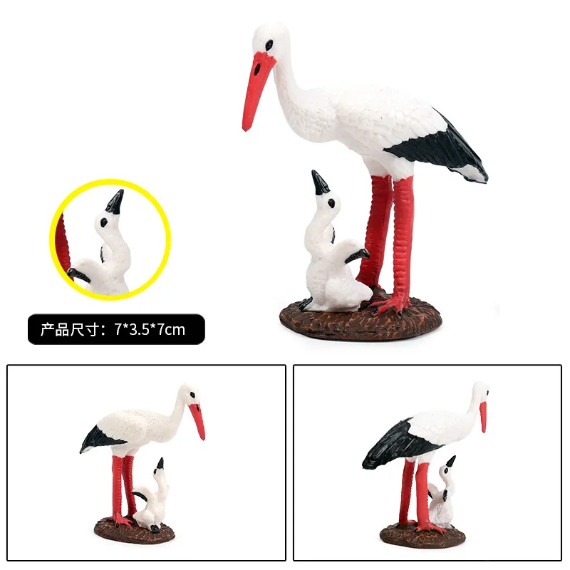 Simulation Of Wild Animals Birds Birds Storks And Cranes Toy Ornaments