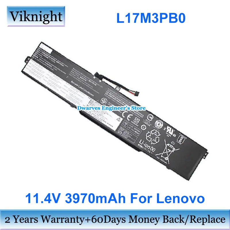 

Genuine L17M3PB0 L17M3PB1 Li-Polymer Battery 11.4V 3970mAh 45Wh 5B10Q13162 5B10Q13163 L17C3PB0 For Lenovo IdeaPad 330 330G