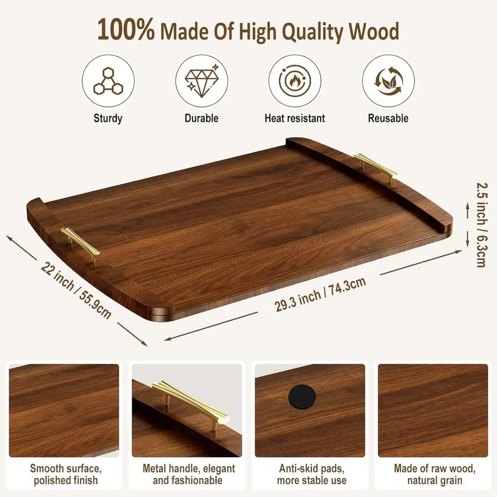 Noodle Board Stove Cover - Stove Top Covers with Handles or Gas Electric Stove - Wooden Range Covers Protector or Stovetop Sink