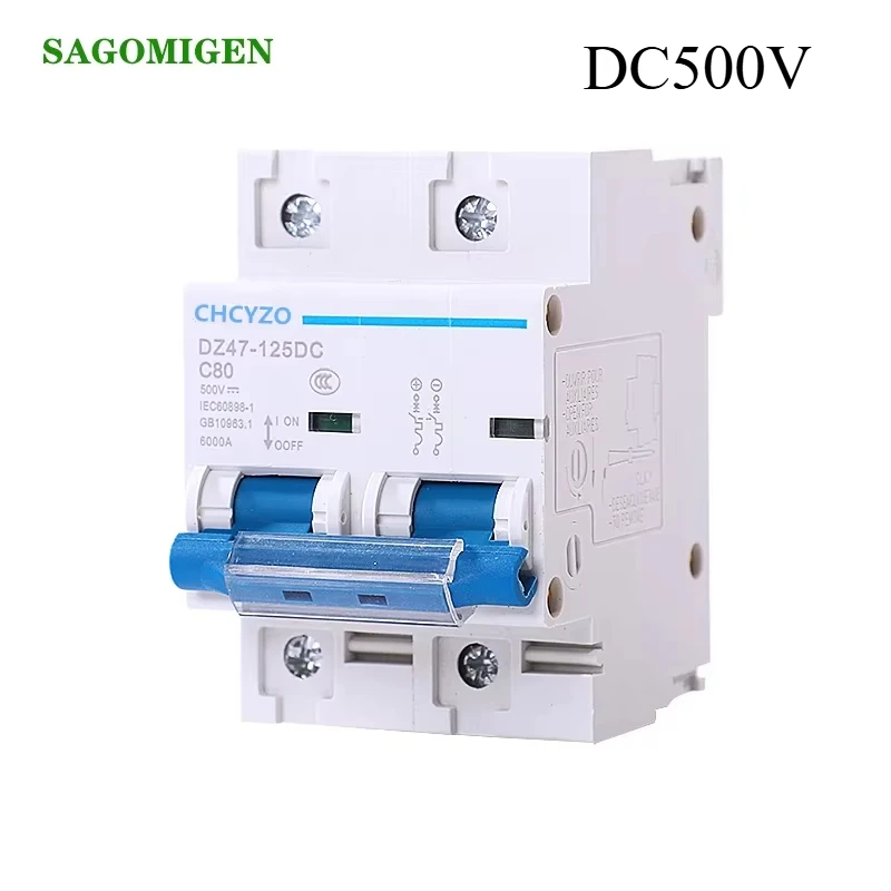 2P Dc 500V Mcb 80A …