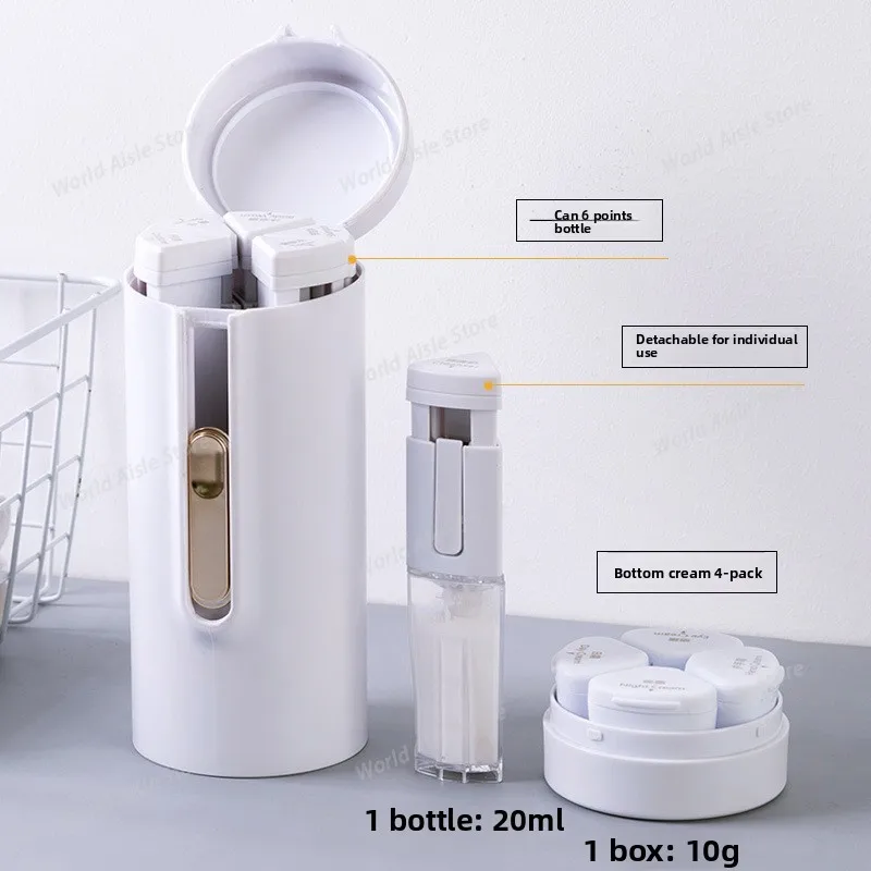 Portable Travel and Outdoor Fitness Body Wash, Shampoo, Skin Care Lotion, Cosmetics Storage, Portioning and Bottling