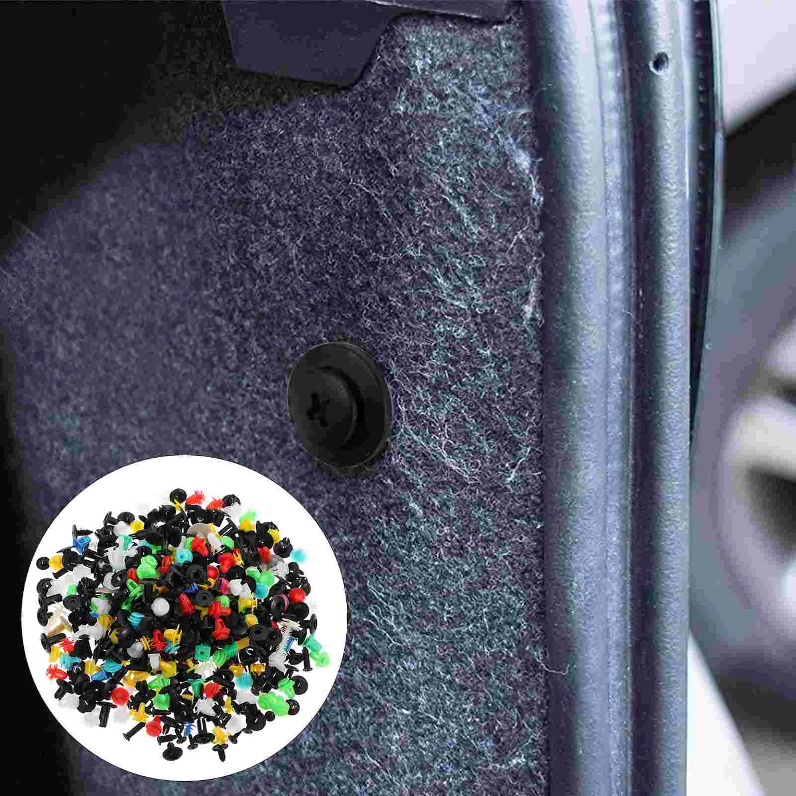 1000 Pcs Bumper Component Car Buckle Auto Fasteners Plastic Automotive Push Pin Body Clips Parts