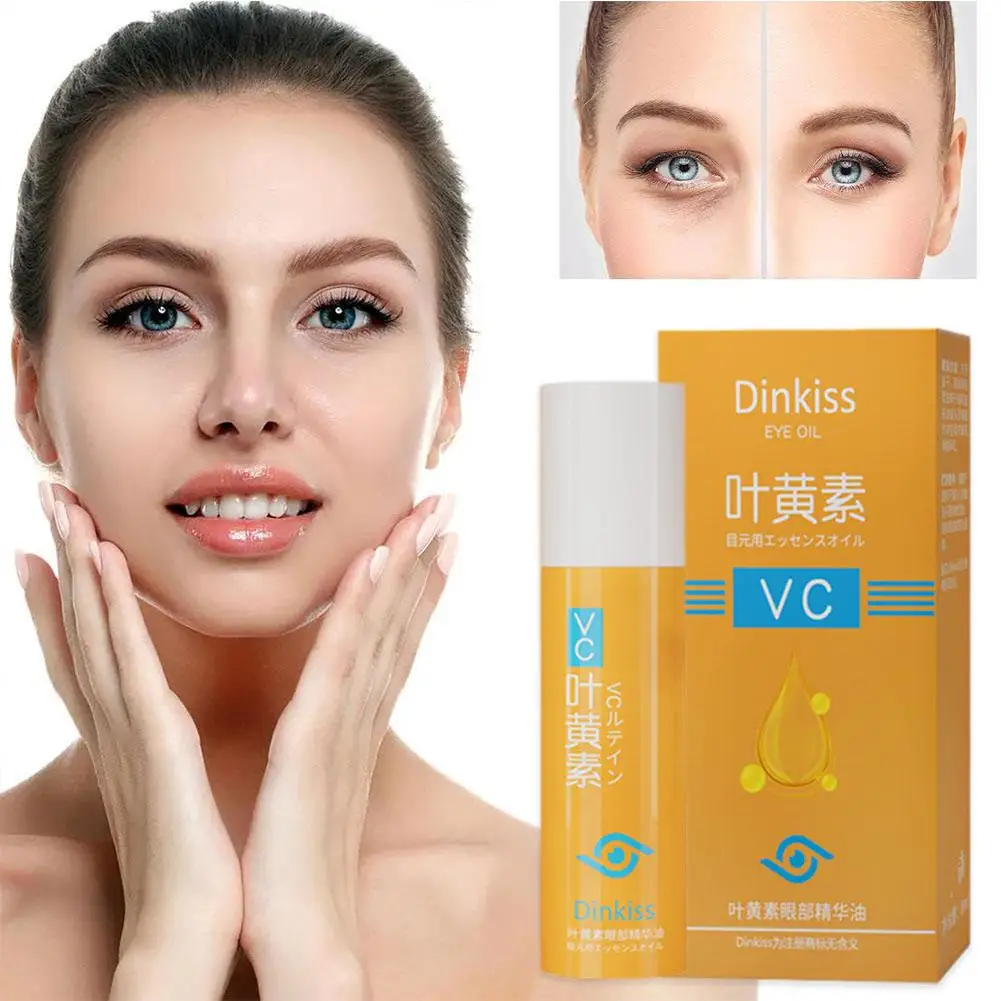 Lutein Firming Anti-wrinkle Eye Essence Oil Improves Anti-wrinkle Dullness 8ml Circles and Essence and Lines Eye Fades Dark R1W0