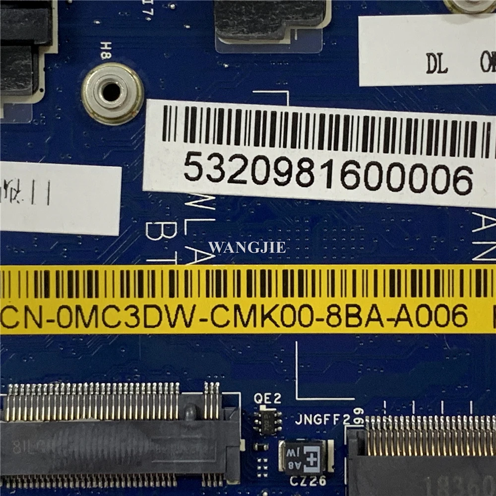 CN-0MC3DW 0MC3DW لـ Dell Latitude 7290 7390 اللوحة الأم للكمبيوتر المحمول مع i7-7600U CPU DDR4 DAZ20 LA-F312P اللوحة الرئيسية 100% OK