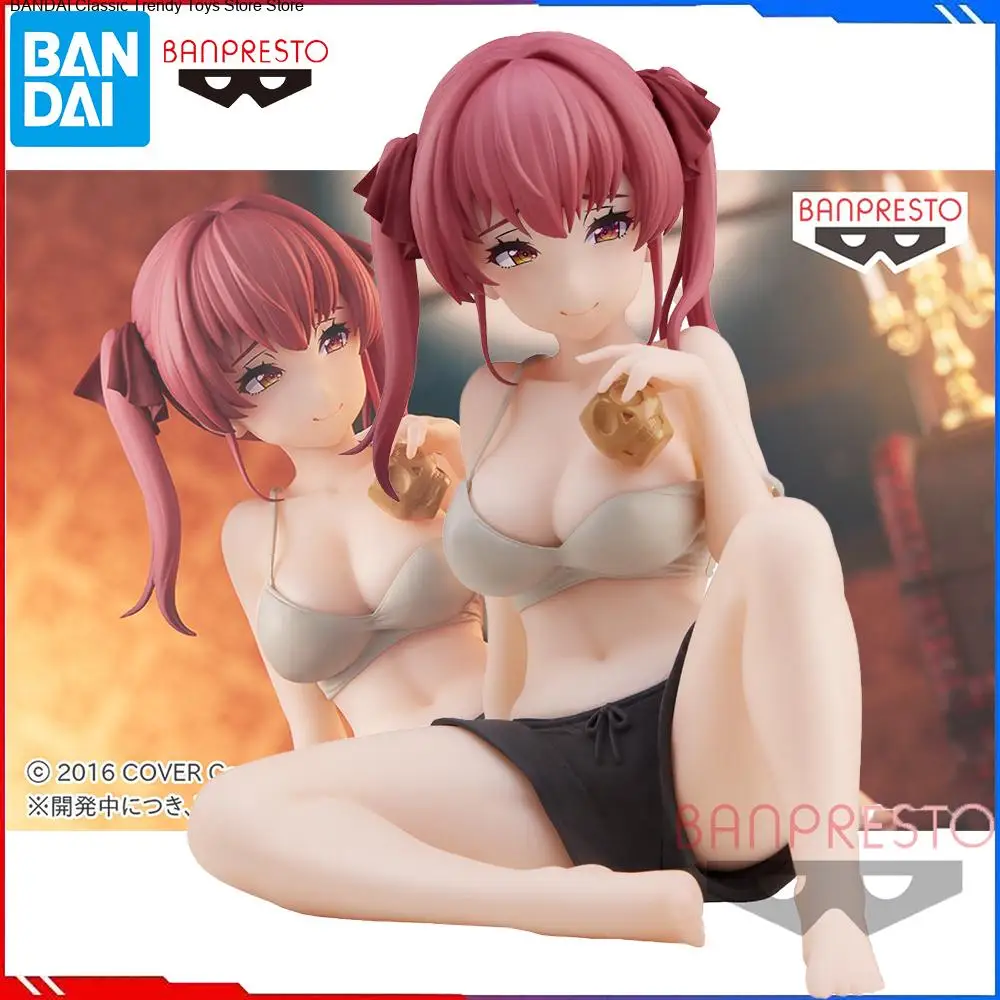 

100% оригинал Bandai Spirits BANPRESTO Relax Time Hololive Houshou Marine, коллекция аниме-фигурок, серия Garage Kit