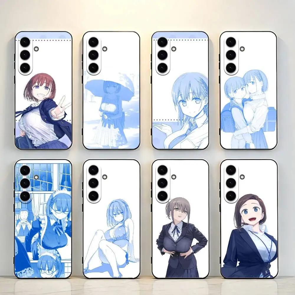 

Tawawa on M-Monday M-Manga Black Shell Phone Case For Samsung Galaxy A73,A72,A71,A70,A53,A52,A51,Others Soft