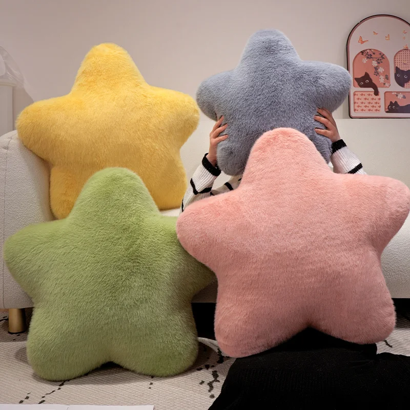 

Star Shaped Pillow Decorative Star Pillow for Bed Soft Plush Throw Pillow Cute Pillow Plush Cushion for Kid Bedroom Living Room