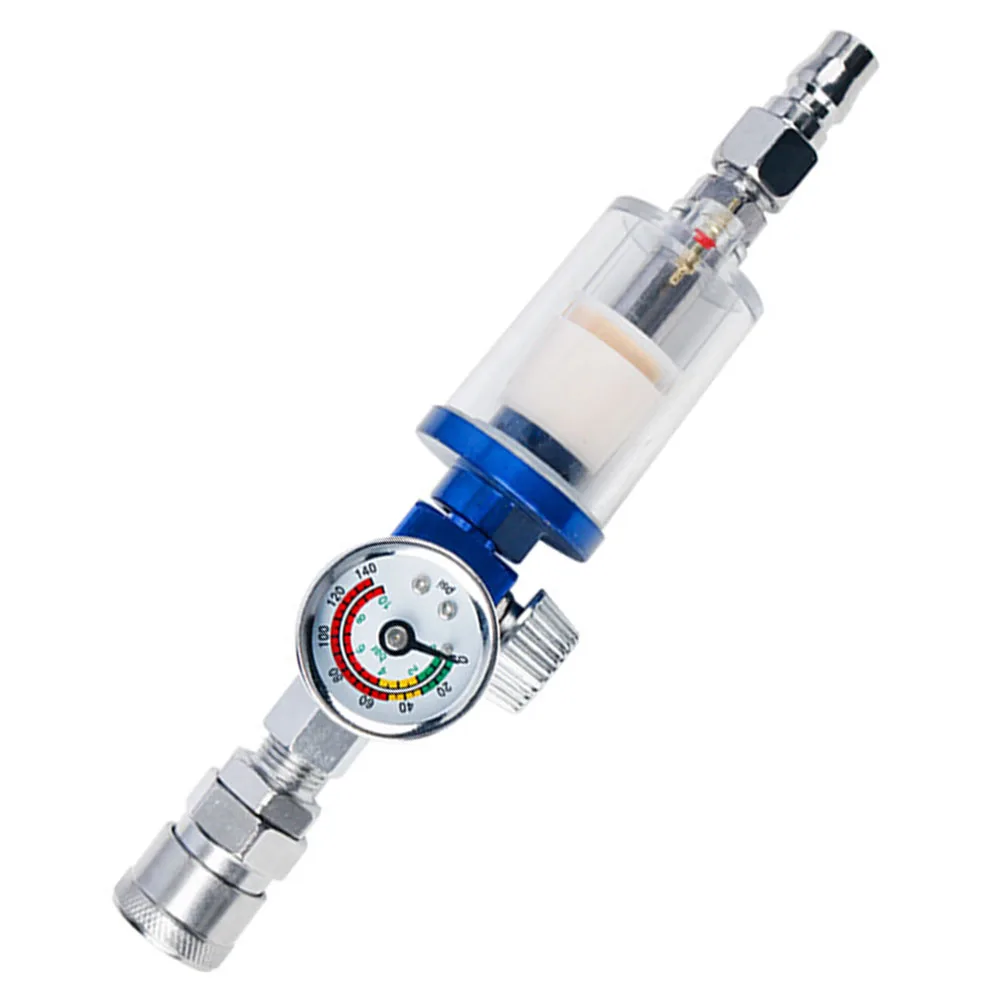 Oil Water Separator for 1/4 Air Compressor Lines Used with For Spray Kits Air Regulators Gauges and Air Filtration Systems