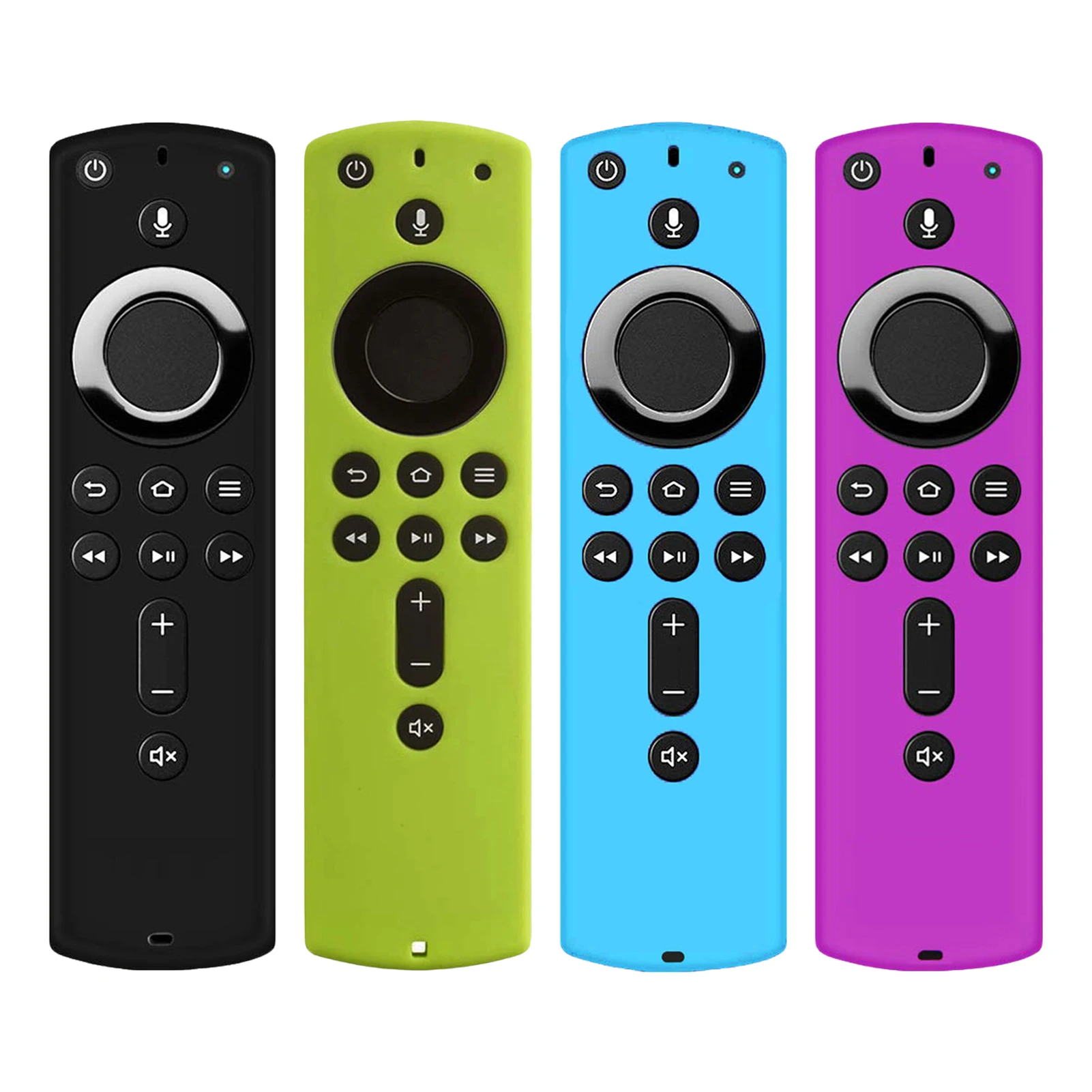 Silicone Case For Amazon Fire TV Stick 4K Remote Control 5.9inch Anti-Slip Shockproof Replacement Cover For Fire TV Cube/Fire TV