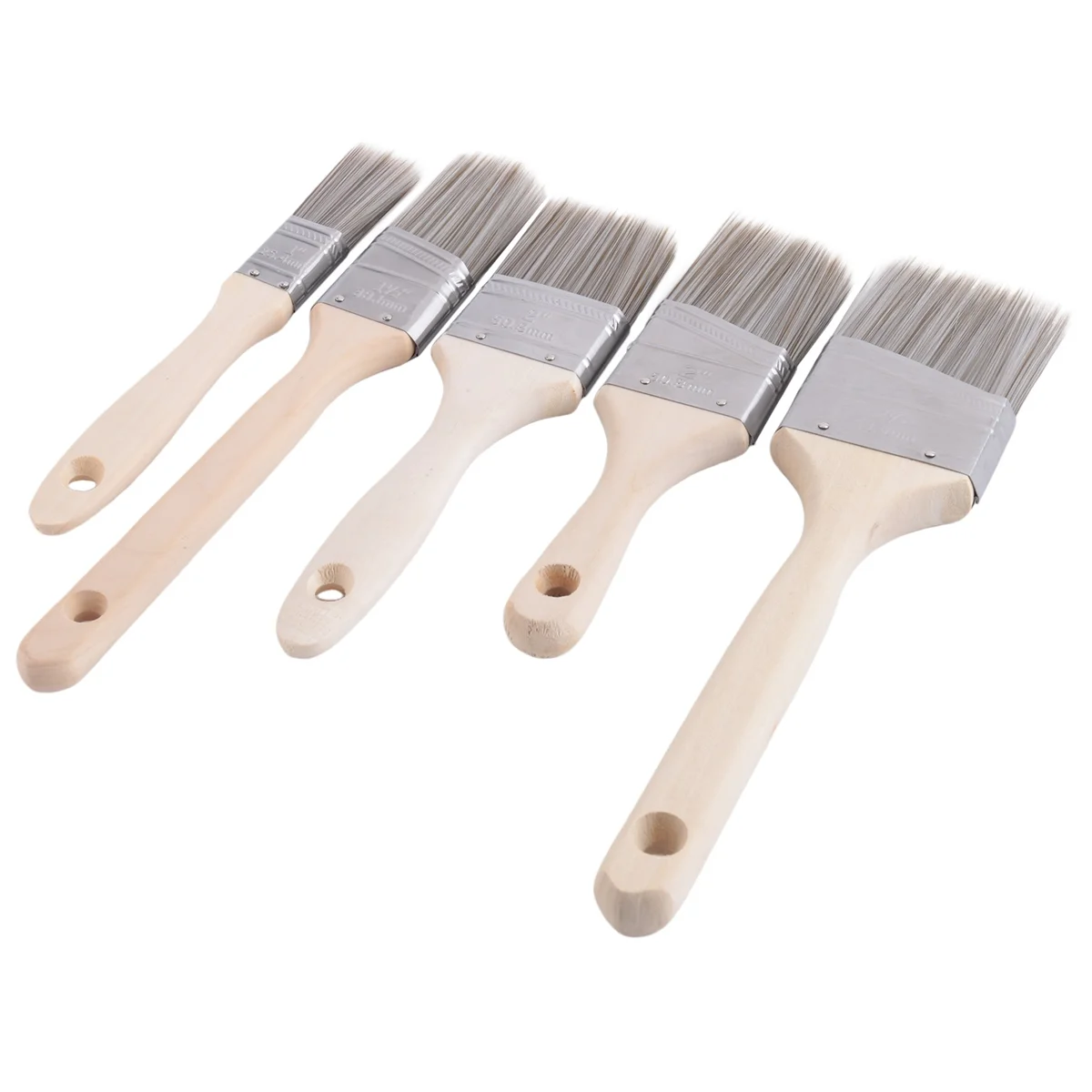 Paint Brush Set - for All Latex & Paints & Stains, Painting Walls, Cabinets, Fences, Waxed Furniture