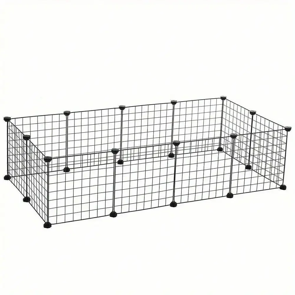 Portable Pet Playpen Puppy Dog Fences Gate Home Indoor Outdoor Fence Exercise