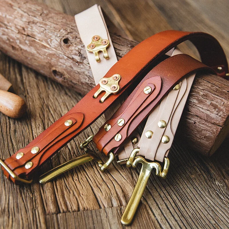 

Мужской винтажный ремень из натуральной кожи Maden в кавалерийском стиле с изогнутой латунной пряжкой, поясной ремень из воловьей кожи, темно-коричневый модный аксессуар