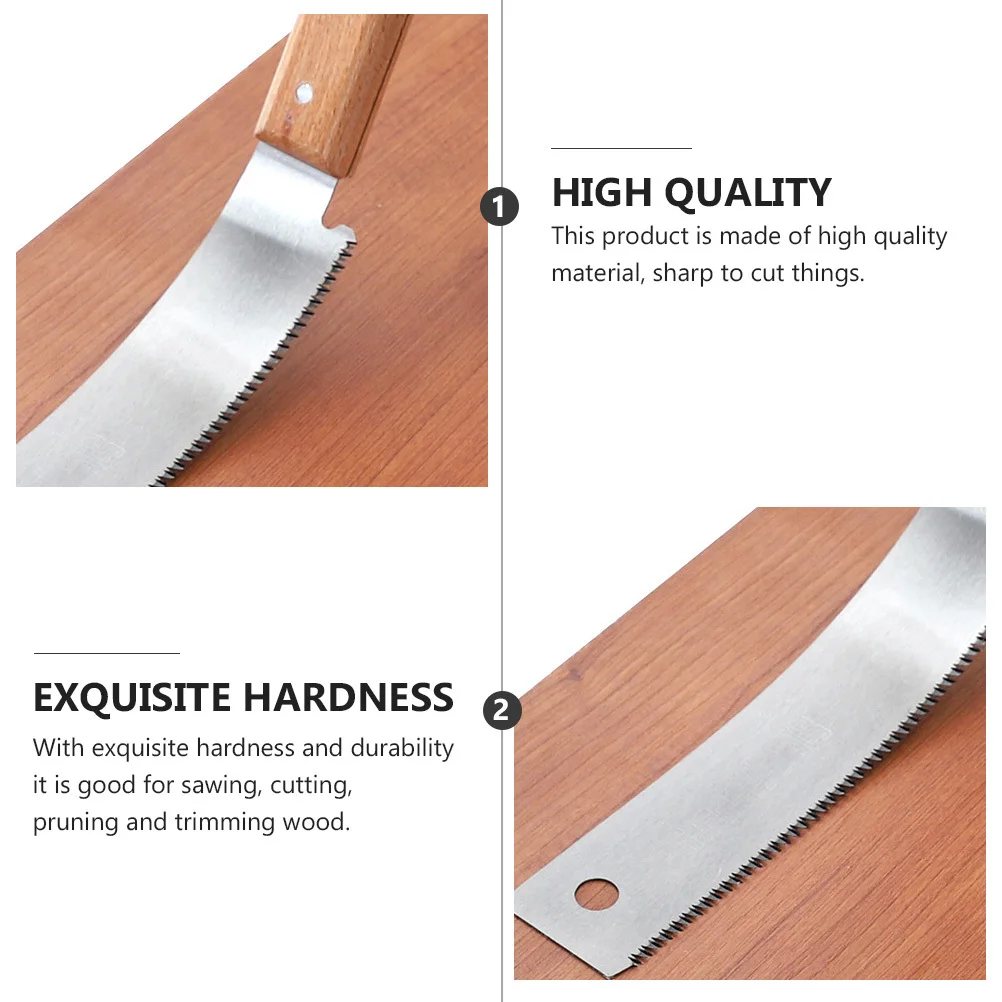 

1Pcs Wooden Handle Hand Saw Sk5 Steel Fine Tooth Compact Lightweight Wood Saw DIY Pruning Trimming Cutting Tool for Gardening