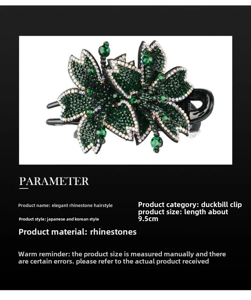 Frauen Neue Kopfbedeckungen Weibliche Strass Schmücken Haarnadeln Kopfschmuck Mode Mutter der Drei Zahn Haar Clip Zubehör – Detail 3