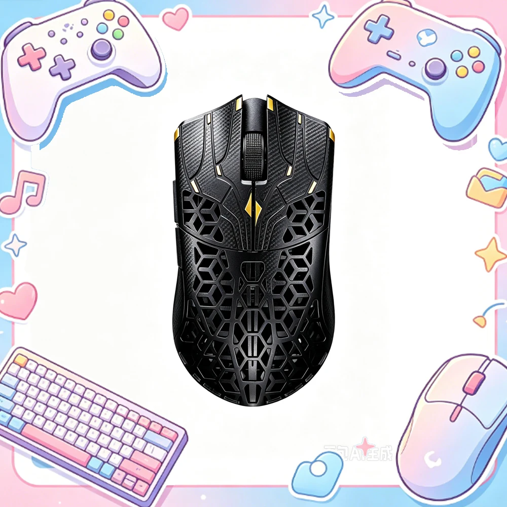 ATK Phantom Mouse Atk Blazingsky Phantom Carbon Fiber Mouse Paw3955 3mode Wireless 8k  Lightweighting Pc Accessories Mice Man