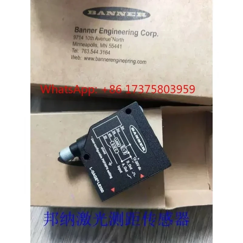 LE250I/LE250IQ/LE250U/LE250UQ Banner laser ranging sensor imported from the United States