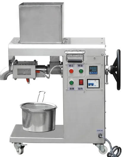 Prensa de óleo, prensa de óleo totalmente automática, máquina industrial de prensagem de nozes e sementes, uso doméstico em pequena escala, prensagem sob demanda.