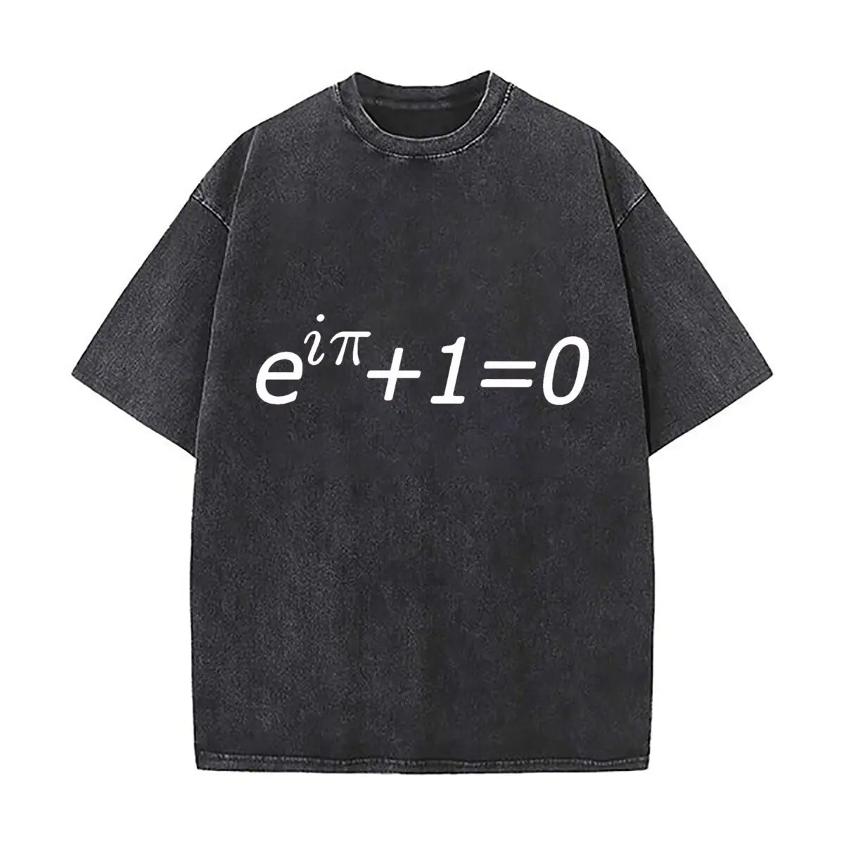 Euler's Identity Math Formula Canvas Wall Art Distressed Vintage Oversized Streetwear Tops for Coffee Dates
